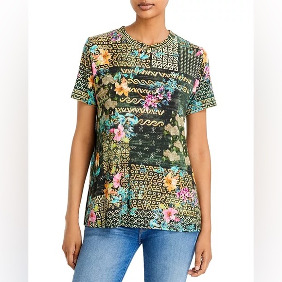 Johnny Was Weller Favorite Printed Tee - Picture 1 of 5